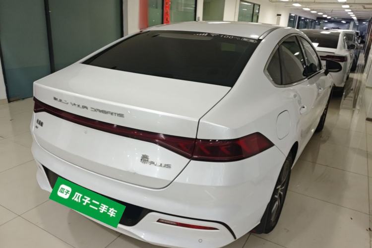 Used BYD Qin PLUS 2021 EV 500KM Luxury Model Rear Right 45 Deg