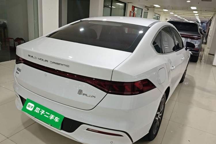 Used BYD Qin PLUS 2021 DM-i 55KM Flagship Model Rear Right 45 Deg