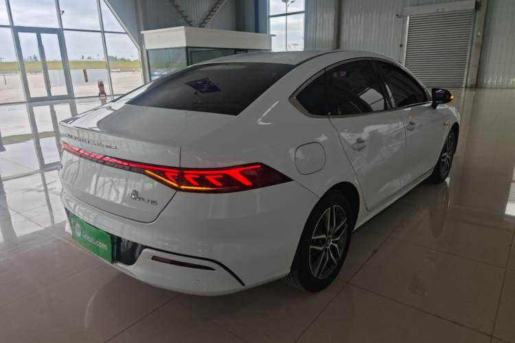 Used BYD Qin PLUS 2021 EV 500KM Premium Model Rear Right 45 Deg