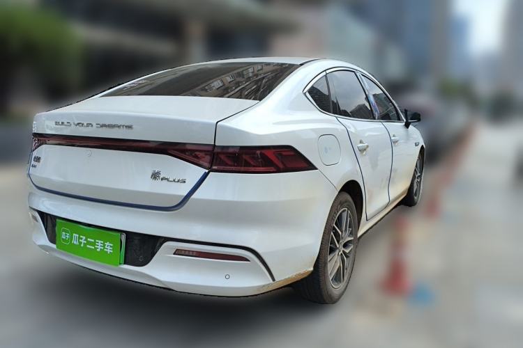 Used BYD Qin PLUS 2021 DM-i 55KM Flagship Model Rear Right 45 Deg