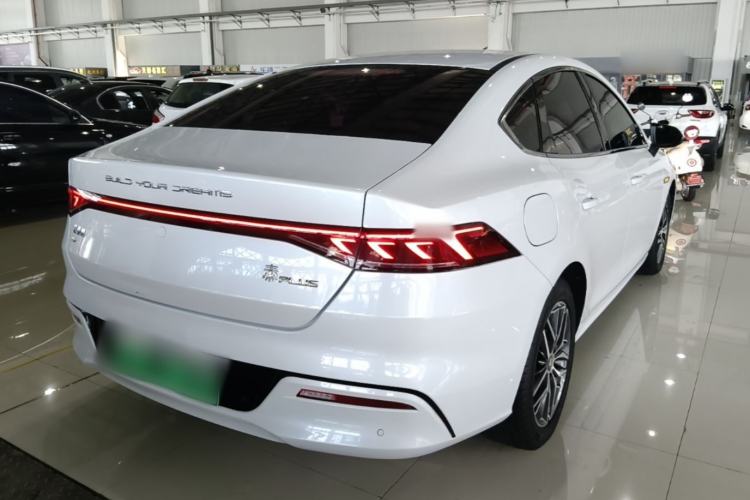 Used BYD Qin PLUS 2021 EV 500KM Premium Model Rear Right 45 Deg