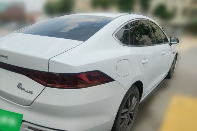Used BYD Qin PLUS 2021 EV 500KM Luxury Model Rear Right 45 Deg