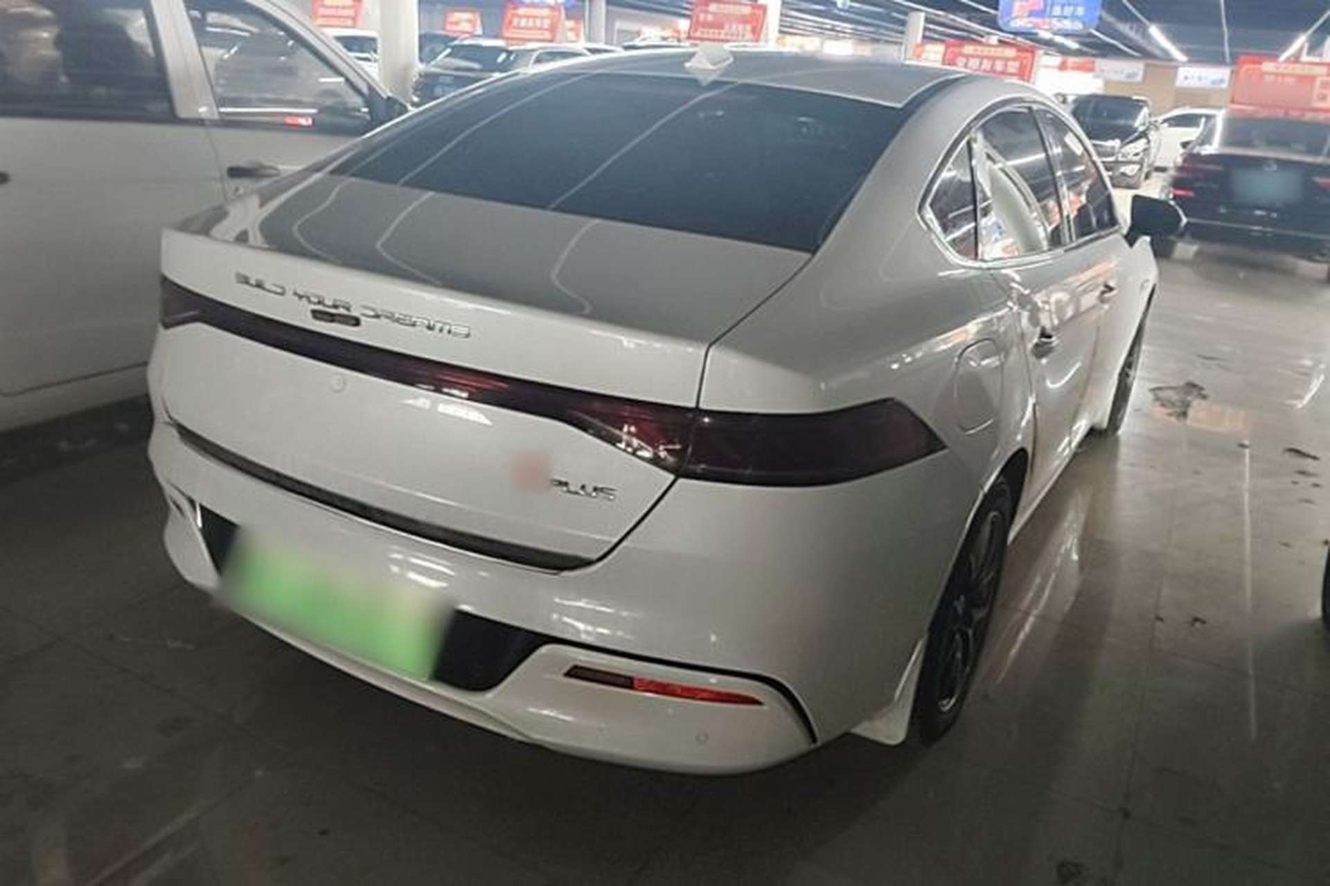 Used BYD Qin PLUS 2021 EV 500KM Luxury Model Rear Right 45 Deg