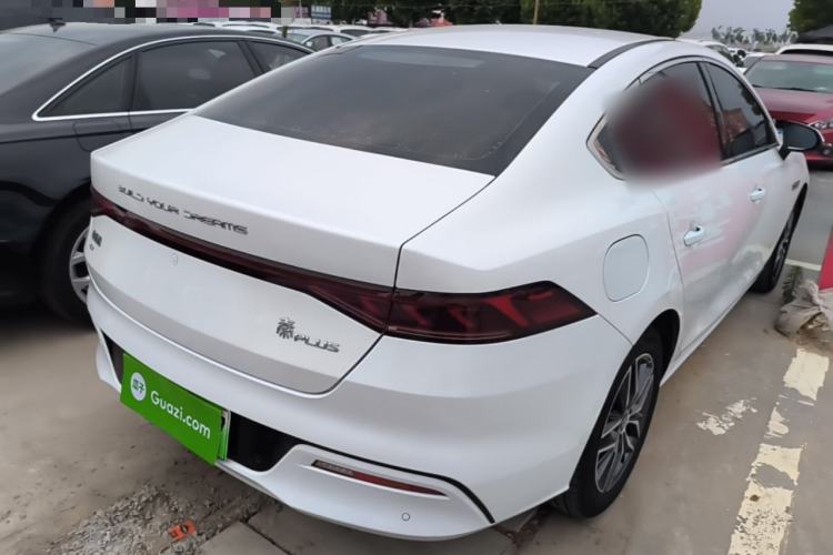 Used BYD Qin PLUS 2021 EV 500KM Luxury Model Rear Right 45 Deg