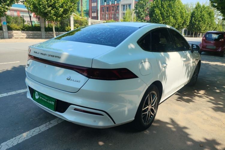 Used BYD Qin PLUS 2021 EV 500KM Luxury Model Rear Right 45 Deg