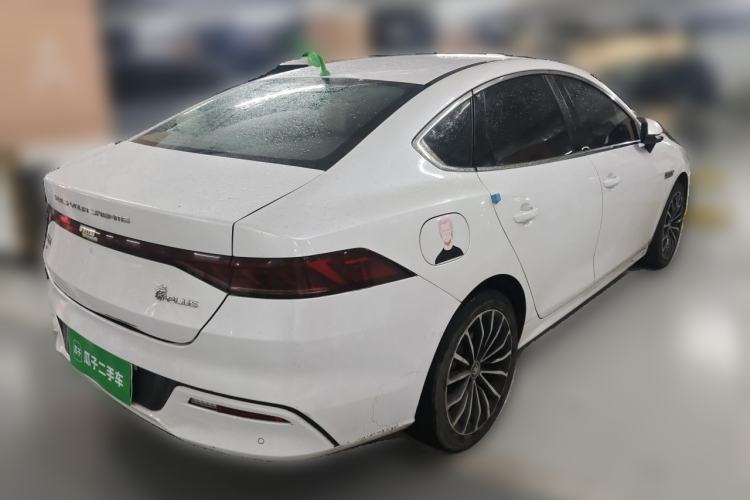Used BYD Qin PLUS 2021 EV 600KM Flagship Model Rear Right 45 Deg