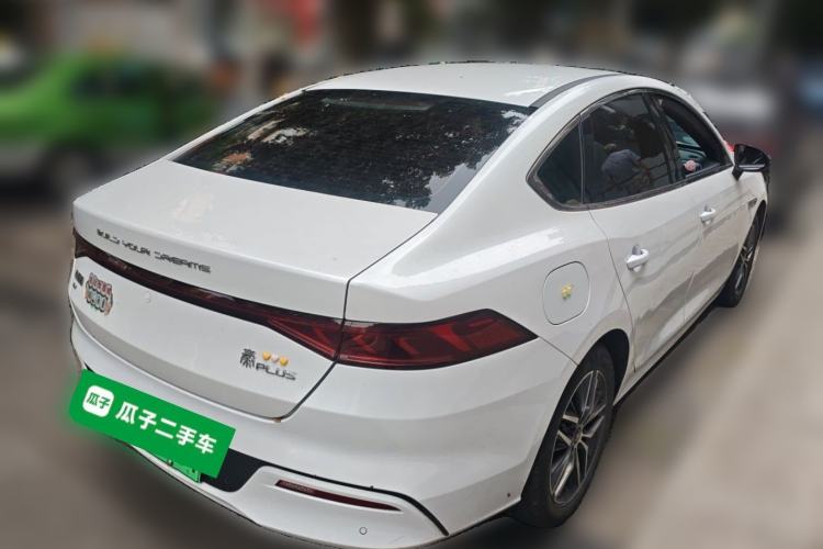 Used BYD Qin PLUS 2021 EV 500KM Luxury Model Rear Right 45 Deg