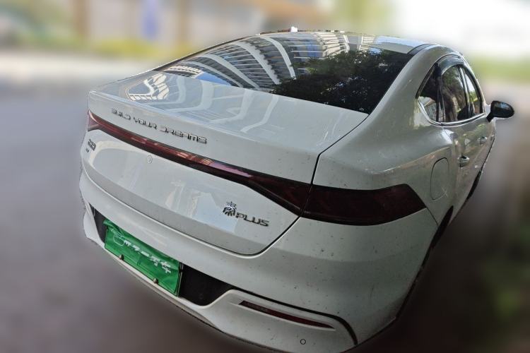 Used BYD Qin PLUS 2021 EV 400KM Luxury Model Rear Right 45 Deg