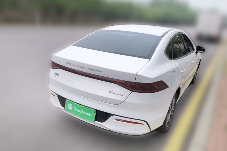 Used BYD Qin PLUS 2021 EV 500KM Premium Model Rear Right 45 Deg