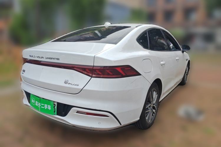 Used BYD Qin PLUS 2021 DM-i 55KM Flagship Model Rear Right 45 Deg