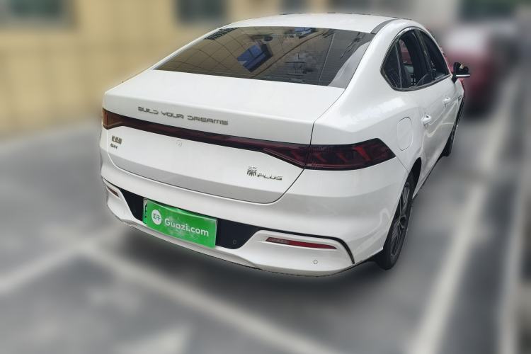 Used BYD Qin PLUS 2021 DM-i 55KM Flagship Model Rear Right 45 Deg