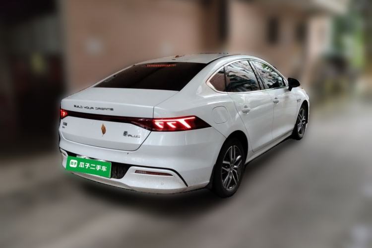 Used BYD Qin PLUS 2021 DM-i 55KM Flagship Model Rear Right 45 Deg