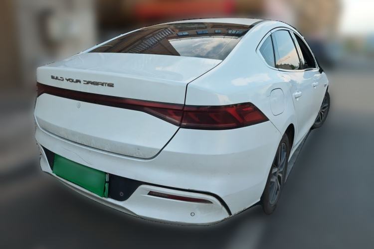 Used BYD Qin PLUS 2021 EV 500KM Luxury Model Rear Right 45 Deg