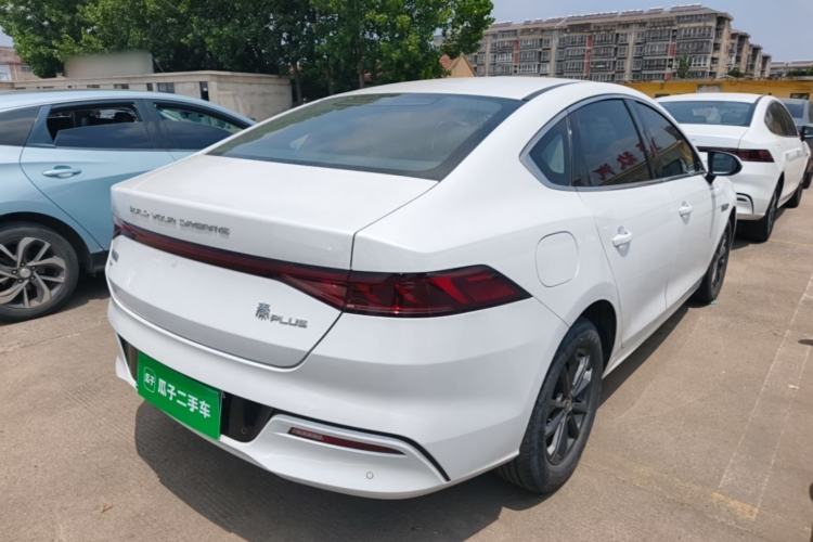 Used BYD Qin PLUS 2021 EV 400KM Leading Comfort Edition Rear Right 45 Deg