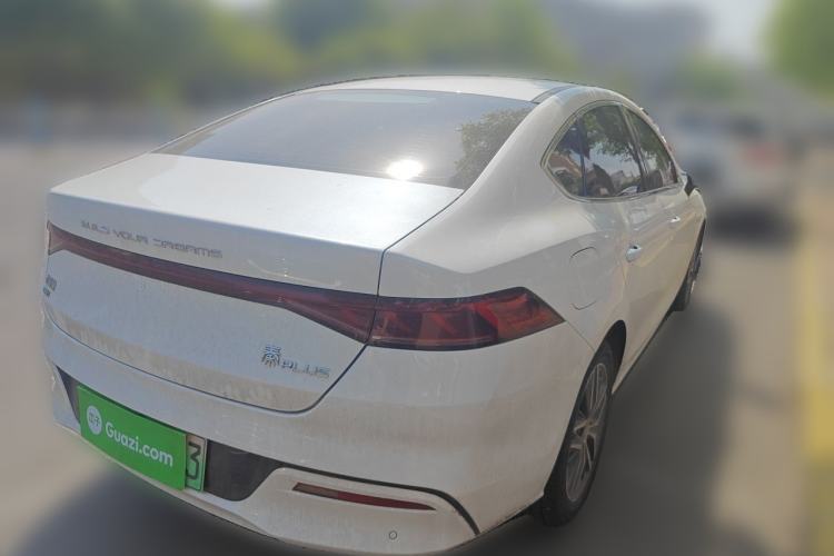 Used BYD Qin PLUS 2021 DM-i 55KM Flagship Model Rear Right 45 Deg