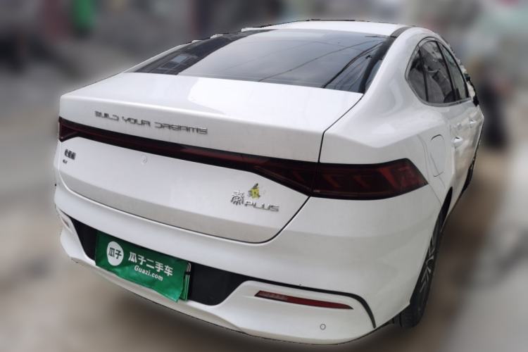Used BYD Qin PLUS 2021 EV 500KM Premium Model Rear Right 45 Deg