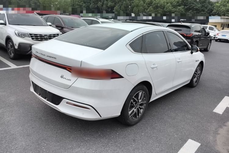 Used BYD Qin PLUS 2021 EV 400KM Luxury Model Rear Right 45 Deg