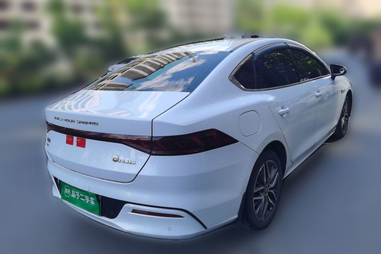 Used BYD Qin PLUS 2021 DM-i 55KM Flagship Model Rear Right 45 Deg