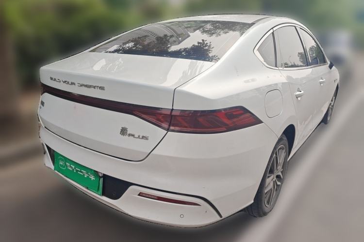 Used BYD Qin PLUS 2021 EV 400KM Luxury Model Rear Right 45 Deg
