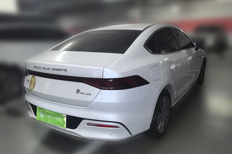 Used BYD Qin PLUS 2021 EV 400KM Luxury Model Rear Right 45 Deg