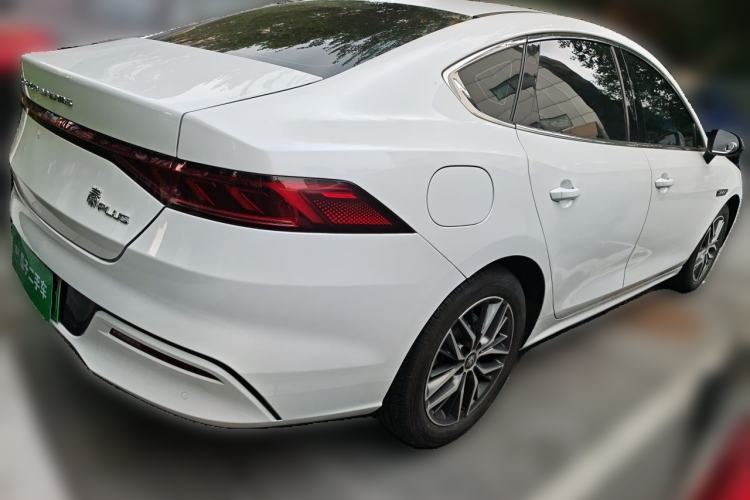 Used BYD Qin PLUS 2021 EV 500KM Luxury Model Rear Right 45 Deg