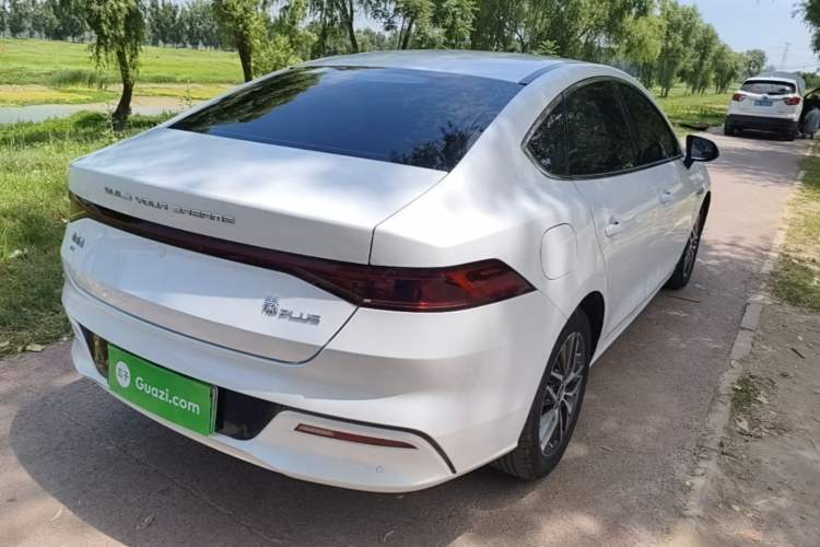 Used BYD Qin PLUS 2021 EV 500KM Luxury Model Rear Right 45 Deg