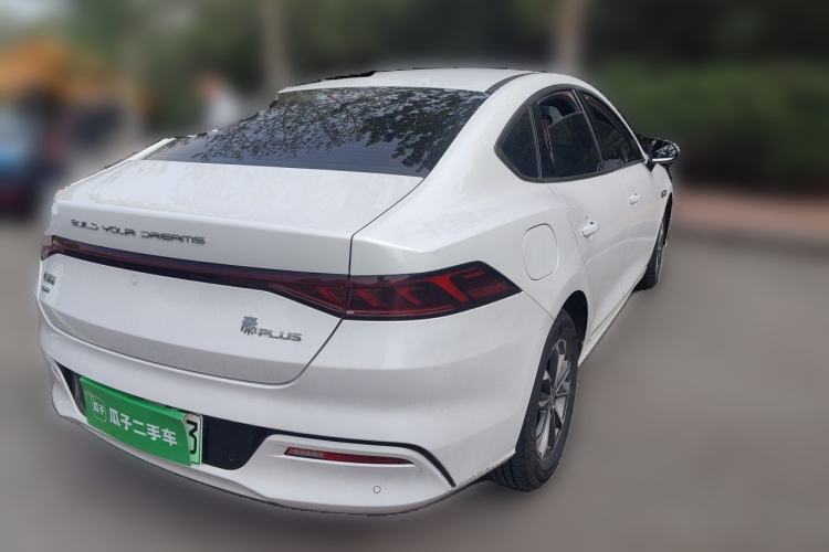 Used BYD Qin PLUS 2021 DM-i 55KM Prestige Model Rear Right 45 Deg