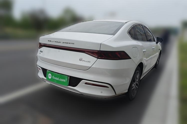 Used BYD Qin PLUS 2021 EV 400KM Luxury Model Rear Right 45 Deg