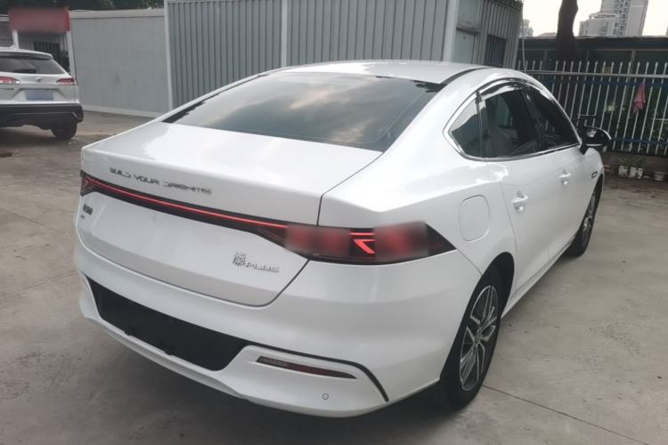 Used BYD Qin PLUS 2021 EV 500KM Premium Model Rear Right 45 Deg