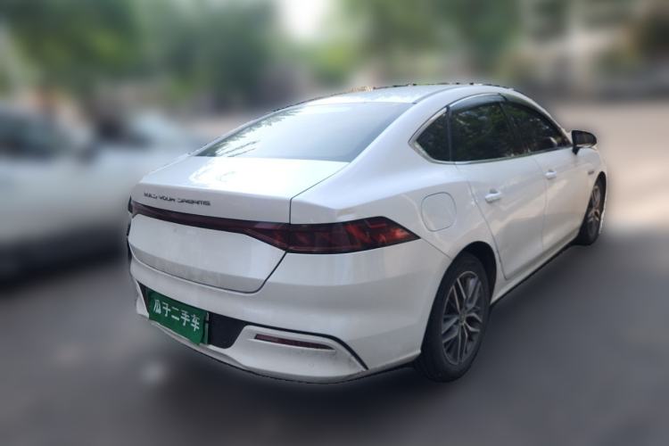 Used BYD Qin PLUS 2021 EV 500KM Premium Model Rear Right 45 Deg
