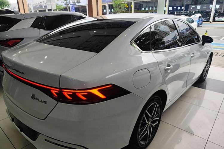 Used BYD Qin PLUS 2021 DM-i 55KM Flagship Model Rear Right 45 Deg