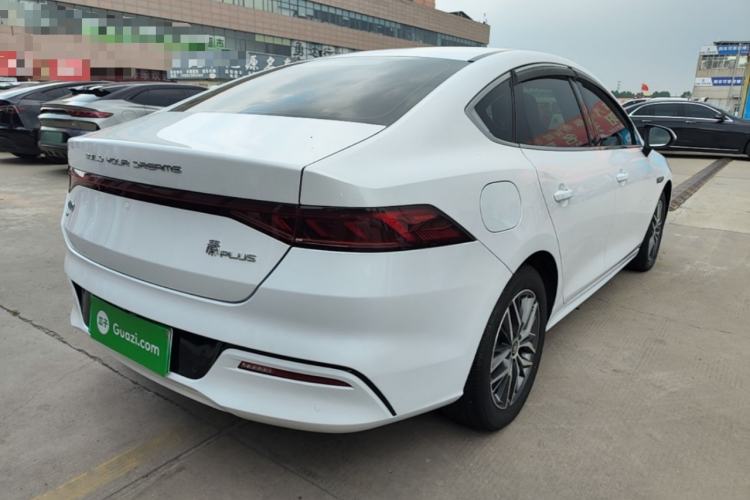 Used BYD Qin PLUS 2021 EV 500KM Luxury Model Rear Right 45 Deg