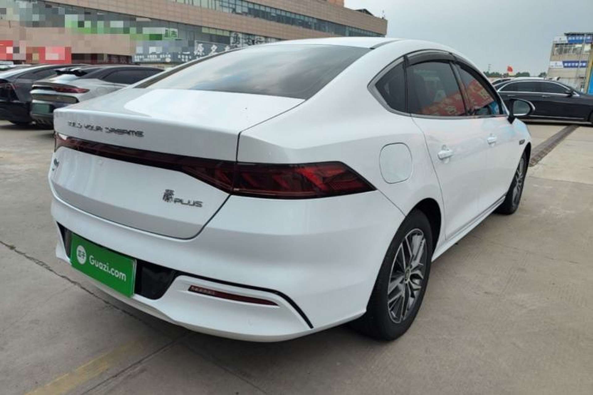 Used BYD Qin PLUS 2021 EV 500KM Luxury Model Rear Right 45 Deg