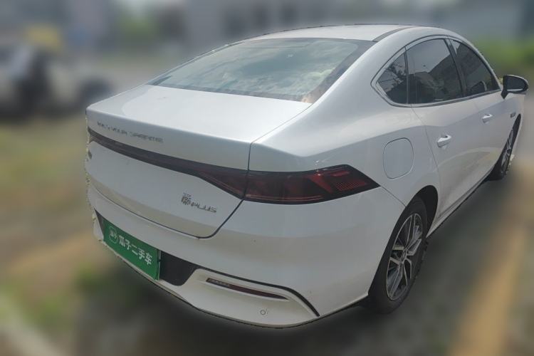 Used BYD Qin PLUS 2021 EV 500KM Luxury Model Rear Right 45 Deg
