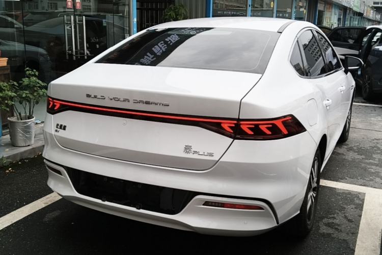 Used BYD Qin PLUS 2021 EV 400KM Luxury Model Rear Right 45 Deg