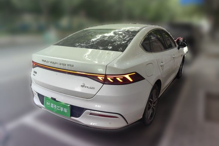 Used BYD Qin PLUS 2021 DM-i 55KM Flagship Model Rear Right 45 Deg