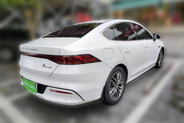 Used BYD Qin PLUS 2021 DM-i 55KM Flagship Model Rear Right 45 Deg