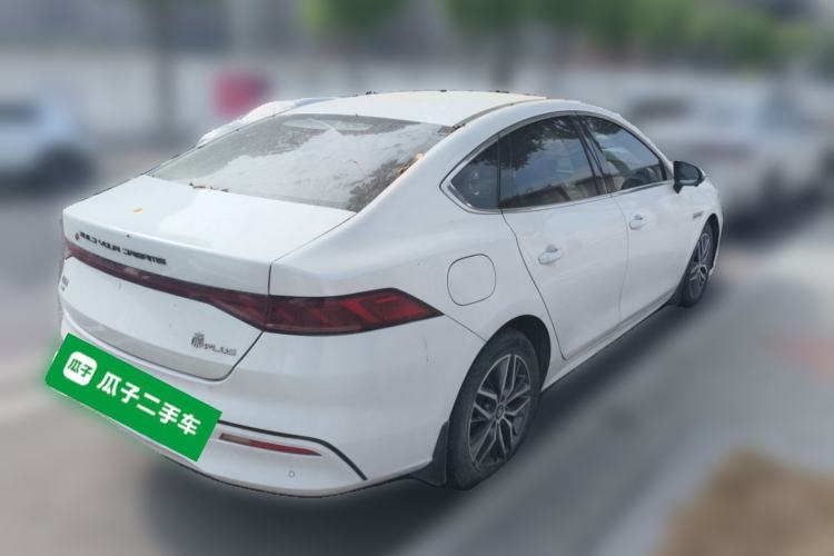 Used BYD Qin PLUS 2021 DM-i 55KM Flagship Model Rear Right 45 Deg