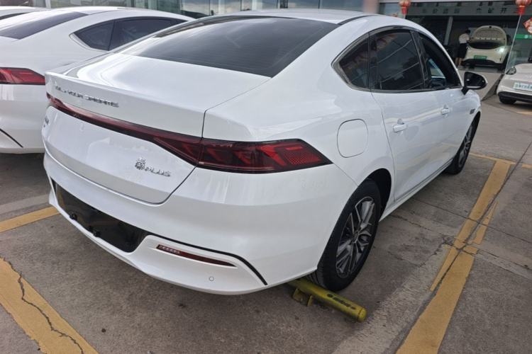 Used BYD Qin PLUS 2021 EV 500KM Premium Model Rear Right 45 Deg