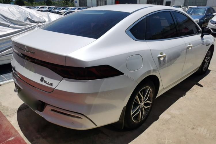 Used BYD Qin PLUS 2021 EV 500KM Luxury Model Rear Right 45 Deg