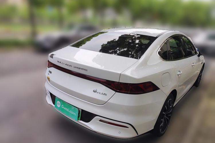 Used BYD Qin PLUS 2021 EV 600KM Flagship Model Rear Right 45 Deg