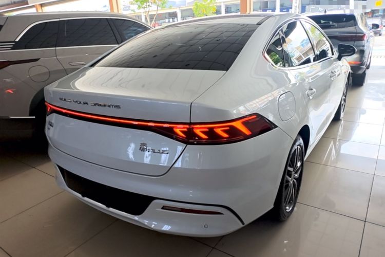Used BYD Qin PLUS 2021 EV 500KM Premium Model Rear Right 45 Deg
