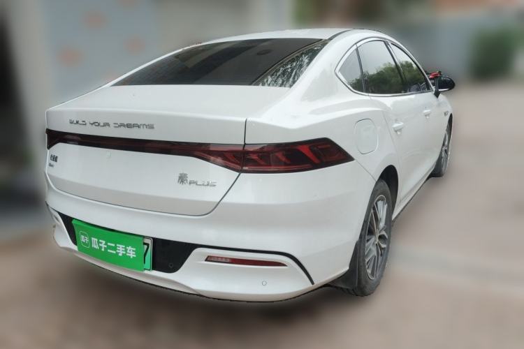 Used BYD Qin PLUS 2021 DM-i 55KM Flagship Model Rear Right 45 Deg