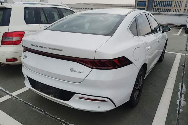 Used BYD Qin PLUS 2021 EV 500KM Premium Model Rear Right 45 Deg