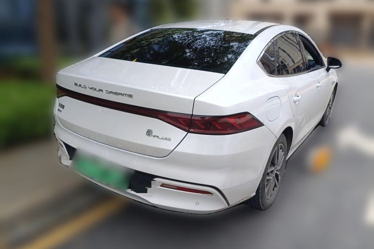 Used BYD Qin PLUS 2021 DM-i 55KM Flagship Model Rear Right 45 Deg