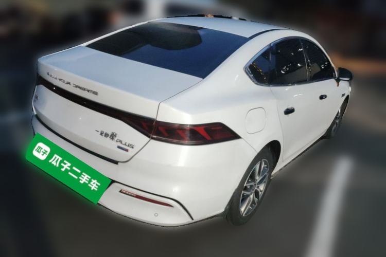 Used BYD Qin PLUS 2021 DM-i 120KM Flagship Model Rear Right 45 Deg