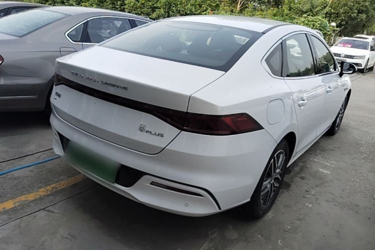 Used BYD Qin PLUS 2021 EV 500KM Luxury Model Rear Right 45 Deg