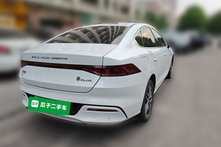 Used BYD Qin PLUS 2021 EV 400KM Luxury Model Rear Right 45 Deg