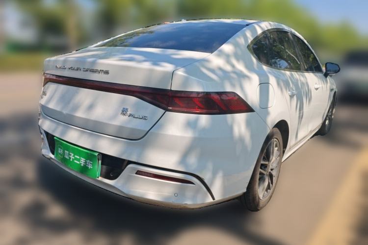 Used BYD Qin PLUS 2021 EV 500KM Luxury Model Rear Right 45 Deg