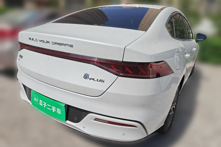 Used BYD Qin PLUS 2021 EV 500KM Premium Model Rear Right 45 Deg